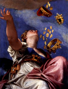 Veronese, Paolo - Juno Showering Gifts on Venetia (detail) - 1554-56