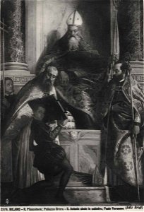 Veronese - Sant'Antonio Abate, san Cornelio, san Cipriano e un paggio, inv. 139