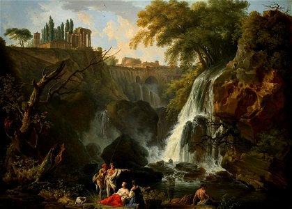 Claude-Joseph Vernet - La cascade à Tivoli (Birmingham Museum of Art)