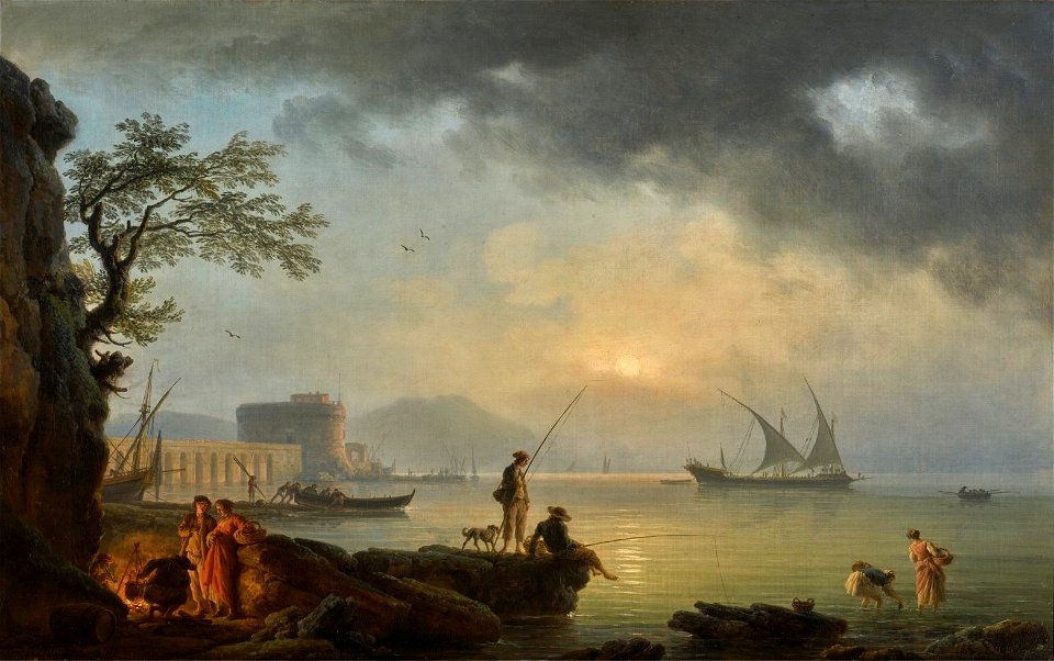 LEVER DE SOLEIL (Sunrise) by Claude-Joseph Vernet