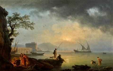 LEVER DE SOLEIL (Sunrise) by Claude-Joseph Vernet