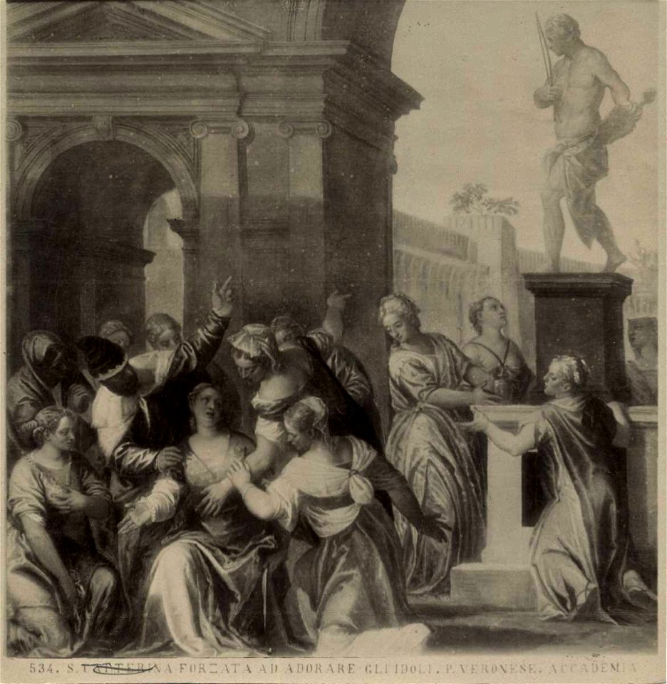 Veronese - Santa Cristina istigata ad adorare gli idoli, inv. 347