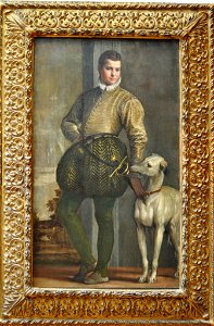 Veronese, Boy with a Greyhound, Met Mus. Free illustration for personal and commercial use.