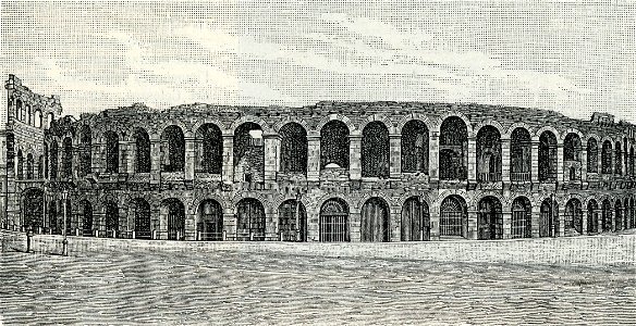 Verona esterno dell Arena od Anfiteatro