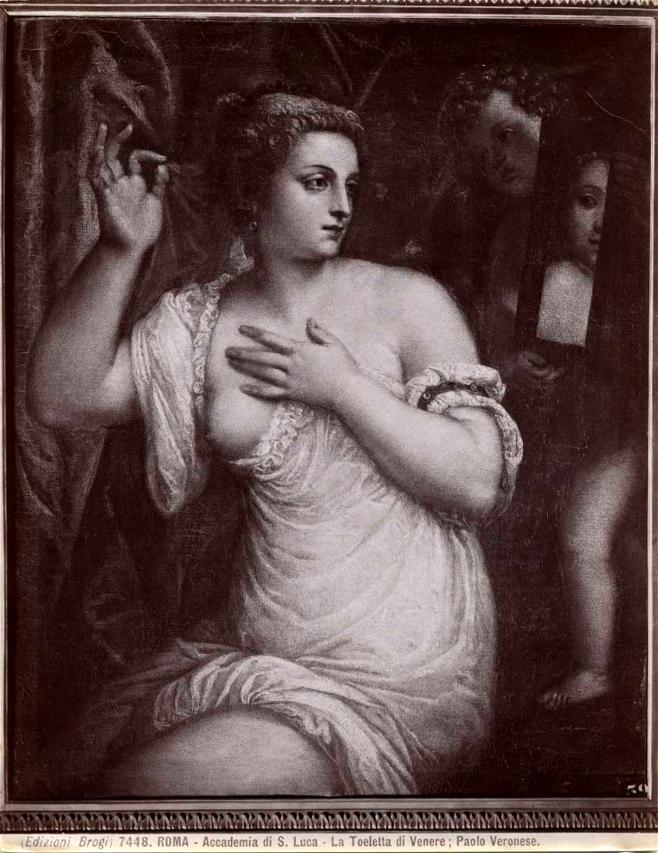 Veronese, scuola - Toletta di Venere, Galleria dell'Accademia Nazionale di San Luca