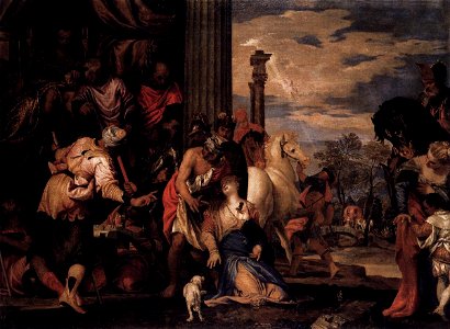Paolo Veronese - Martyrdom of St Justina - WGA24769. Free illustration for personal and commercial use.
