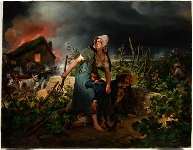 Scene from the French Campaign of 1814 - Vernet, 1826