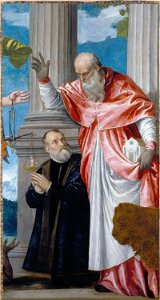 Veronese, Paolo - St Jerome and a Donor - Google Art Project. Free illustration for personal and commercial use.