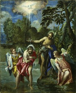 Veronese (and workshop) - Baptism of Christ, 1580–1588