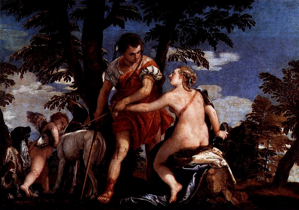 Veronese, Paolo - Venus and Adonis - c. 1562