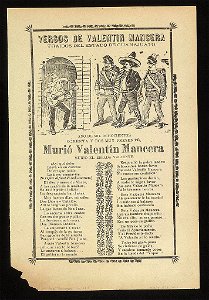 Versos de Valentín Mancera traidos del estado de Guanajuato LCCN99615955