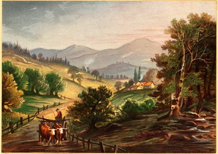 Vermont Scenery, The Road to Montepelier (Boston Public Library)