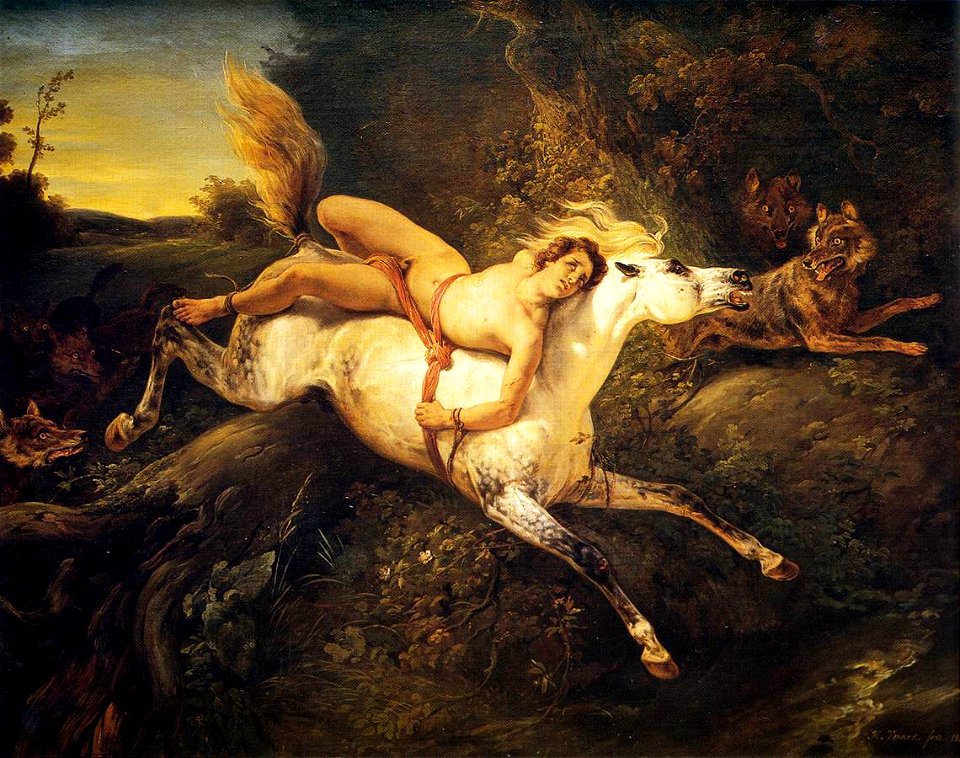Vernet, Horace - Mazeppa and the Wolves - 1826