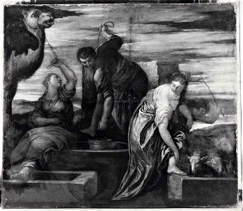 Veronese, scuola - Giacobbe e Rachele al pozzo, Ubicazione sconosciuta