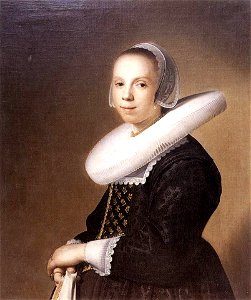 Verspronck, Johannes Cornelisz. - Portrait of a Bride - 1640. Free illustration for personal and commercial use.