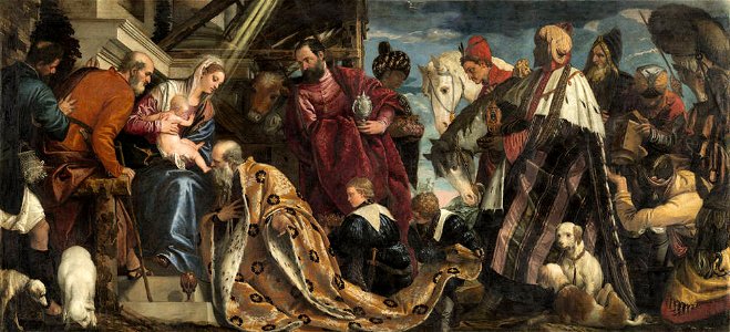 Veronese - Die Anbetung der Könige, Um 157