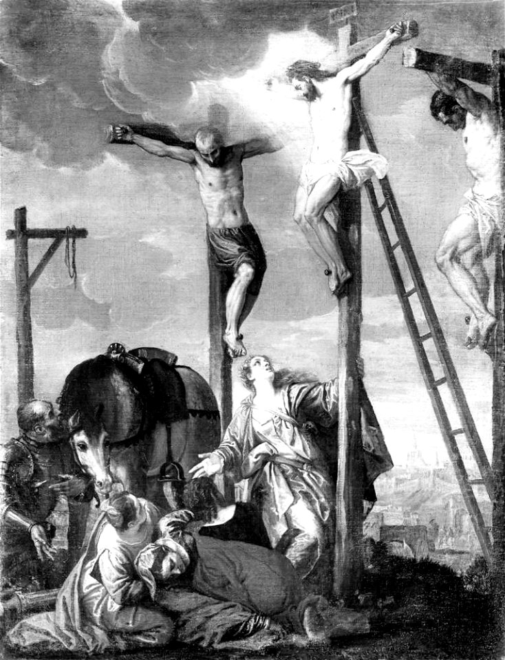 Veronese Werkstatt - Die Kreuzigung Christi, um 1572