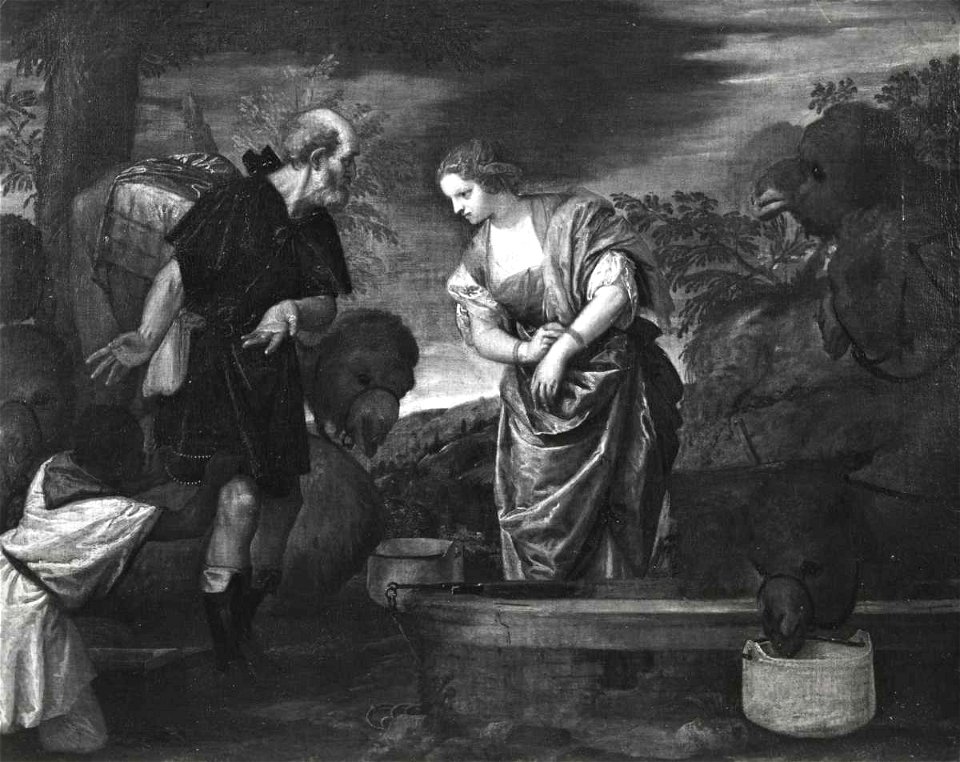 Veronese - Rebecca riceve doni da Eliezer, Brocklesby Park