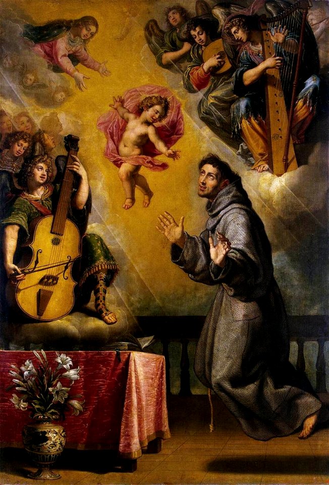 Vicente Carducho - The Vision of St Anthony of Padua - WGA4211