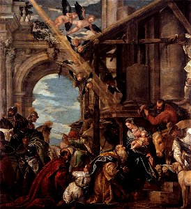 Paolo Veronese - Adoration of the Magi - WGA24820. Free illustration for personal and commercial use.