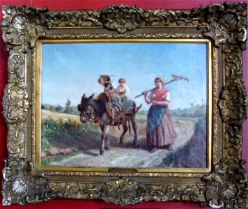 Veyrassat, Jules Jacques - La vuelta al trabajo -1855 osm MMBAV fRF01