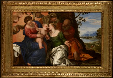 Veronese - Nozze Mistiche (cornice) -Yale Museum