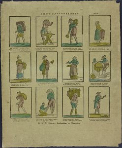 Verschillende neeringen-Catchpenny print-Borms 0836