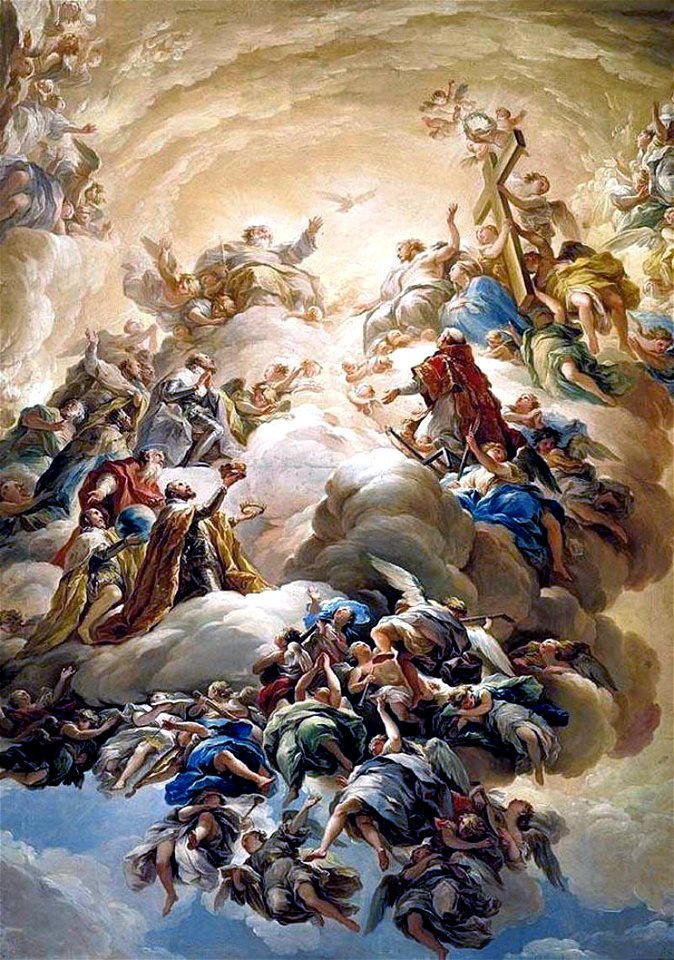 Vicente López Y Portaña - Adoration of the Trinity - WGA13460