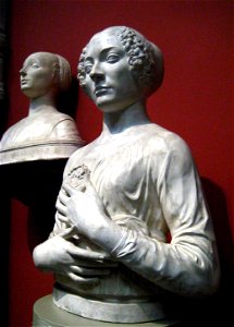 Museo pushkin, calchi, verrocchio, dama col mazzolino 2
