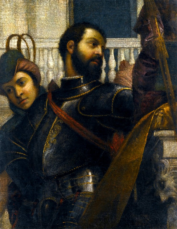 Veronese - A Knight and his Page (fragment)