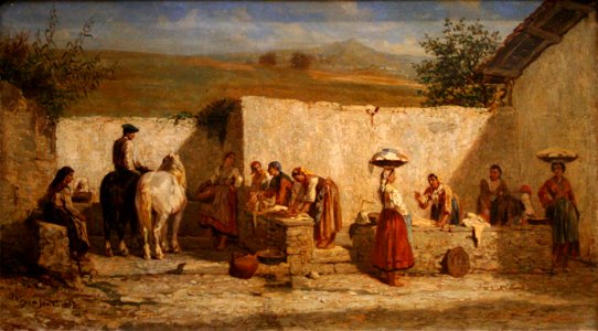 Veyrassat-Les cascarottes au lavoir
