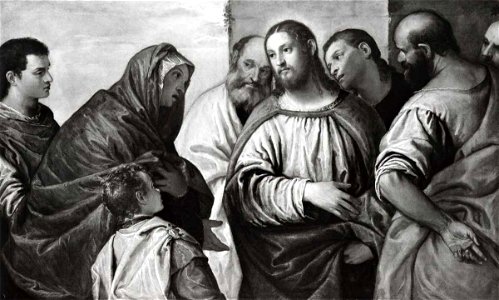 Veronese - Cristo e la vedova di Naim, Collezione privata, New York