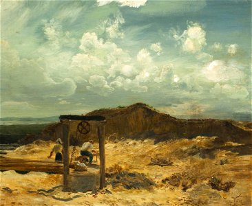 Jaroslav Věšín - Landscape with a well