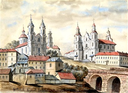 Viciebsk, Vialikaja-Rynak. Віцебск, Вялікая-Рынак (N. Orda, 1875-76)