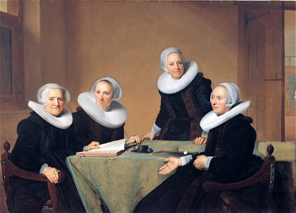 The Regentesses of the St. Elisabeth's Hospital in Haarlem by Johannes Cornelisz Verspronck