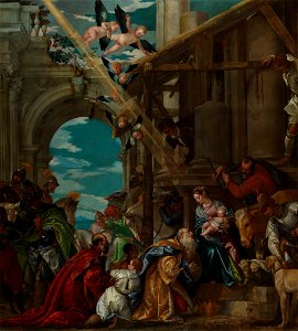 Paolo Veronese - Adoration of the Magi - National Gallery. Free illustration for personal and commercial use.