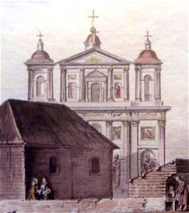 Viciebsk, Zadźvińnie, Bohajaŭlenskaja. Віцебск, Задзьвіньне, Богаяўленская (J. Pieška, 1800)