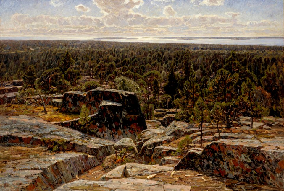 Victor Westerholm - Landscape from Åland - A I 608 - Finnish National Gallery