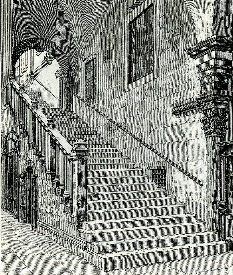 Vicenza scalinata della Basilica Palladiana