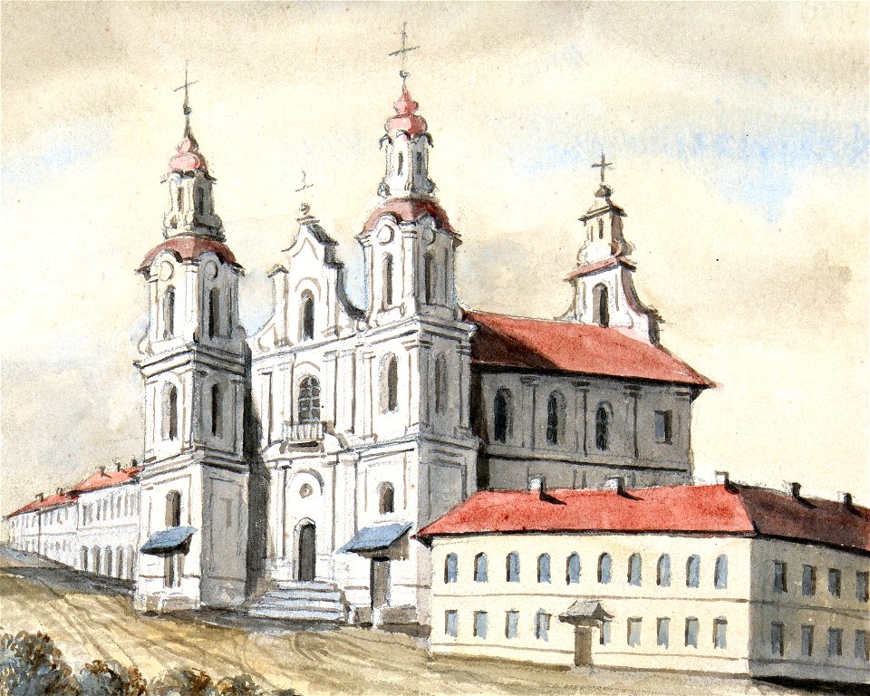 Viciebsk, Rynak, Bernardynski. Віцебск, Рынак, Бэрнардынскі (N. Orda, 1875-76)