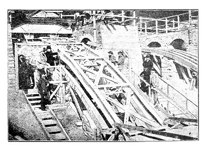 Versuche im Purkersdorfer Steinbruch Fig. 31 Eiserner Bogen