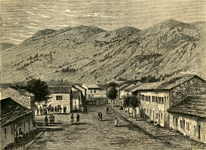 Via principale di Cettigne