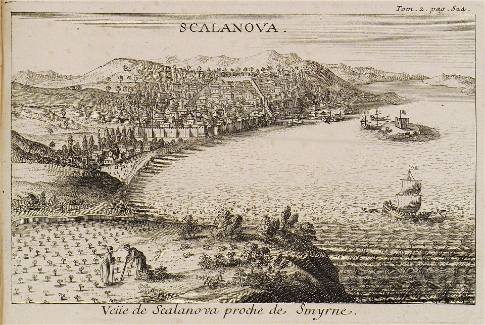 Veue de Scalanova proche de Smyrne - Tournefort Joseph Pitton De - 1717