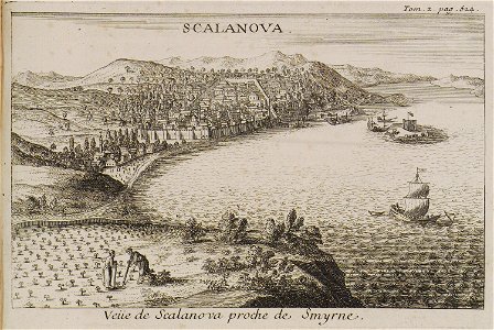 Veue de Scalanova proche de Smyrne - Tournefort Joseph Pitton De - 1717