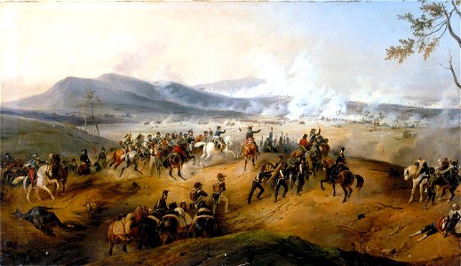 Victor Adam - Battle of Castiglione - 1836. Free illustration for personal and commercial use.