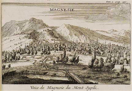 Veue de Magnesie du Mont Sipyle - Tournefort Joseph Pitton De - 1717