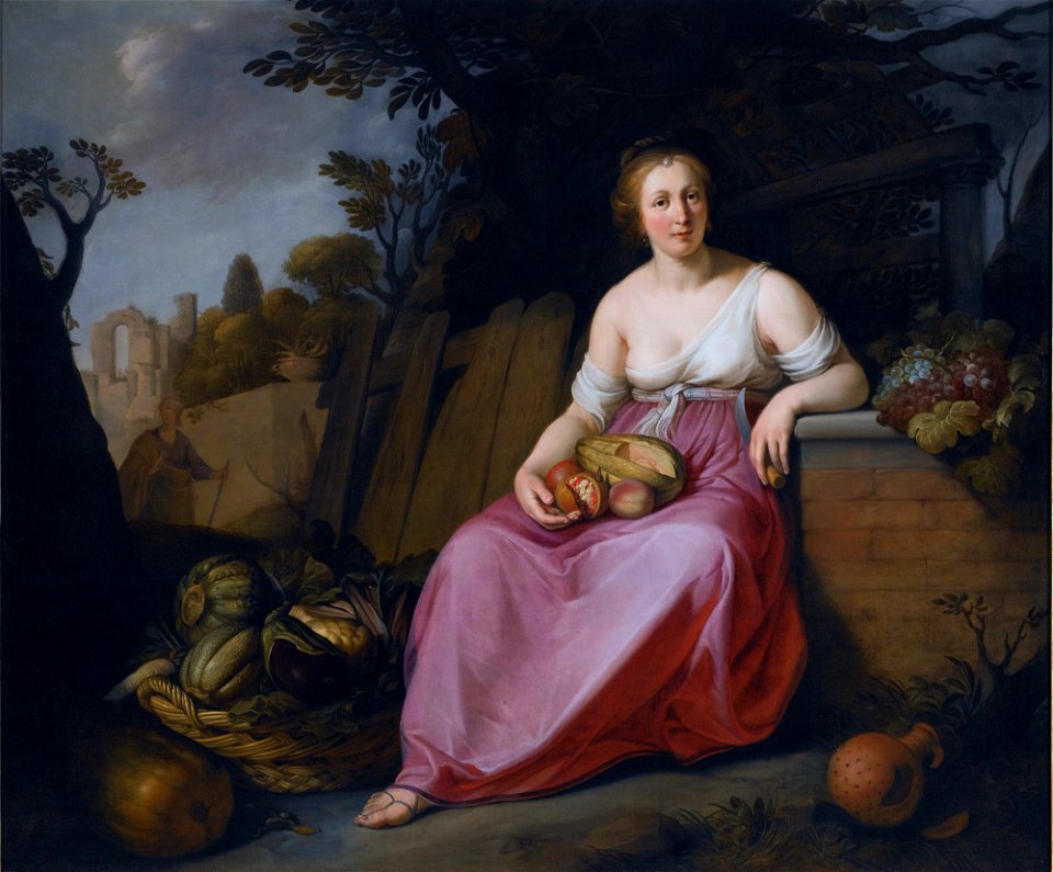 Vertumnus and Pomona, by Hendrick Bloemaert