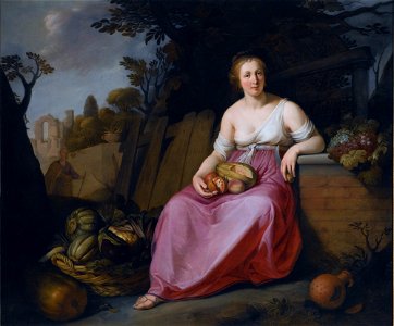 Vertumnus and Pomona, by Hendrick Bloemaert