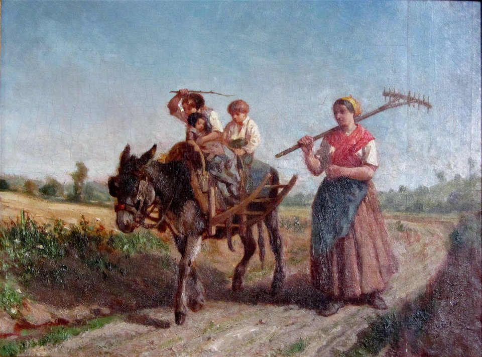 Veyrassat, Jules Jacques - La vuelta al trabajo -1855 osm MMBAV fRF02