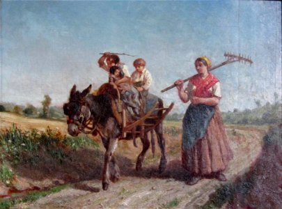 Veyrassat, Jules Jacques - La vuelta al trabajo -1855 osm MMBAV fRF02